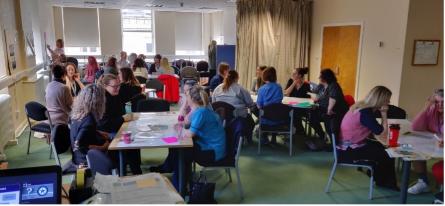 Training being undertaken in a classroom setting