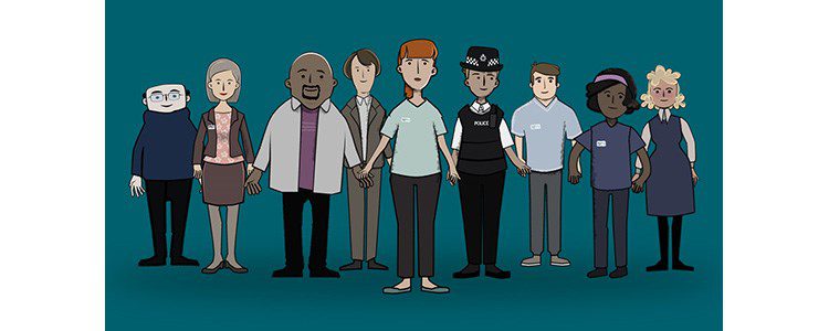Illustration of community care providers